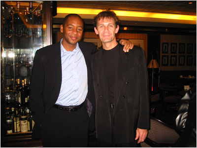 Mark with Branford Marsalis, Tokyo 2001